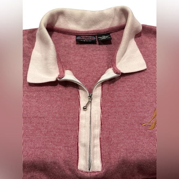 Vintage San Francisco 49ers Polo 1997 1/4 Zip NFL Active EUC Embroidered Logo - Picture 3 of 13